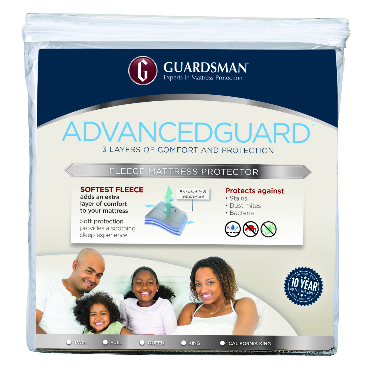 ADVANCEDGUARD™ Mattress and Pillow Protectors Guardsman