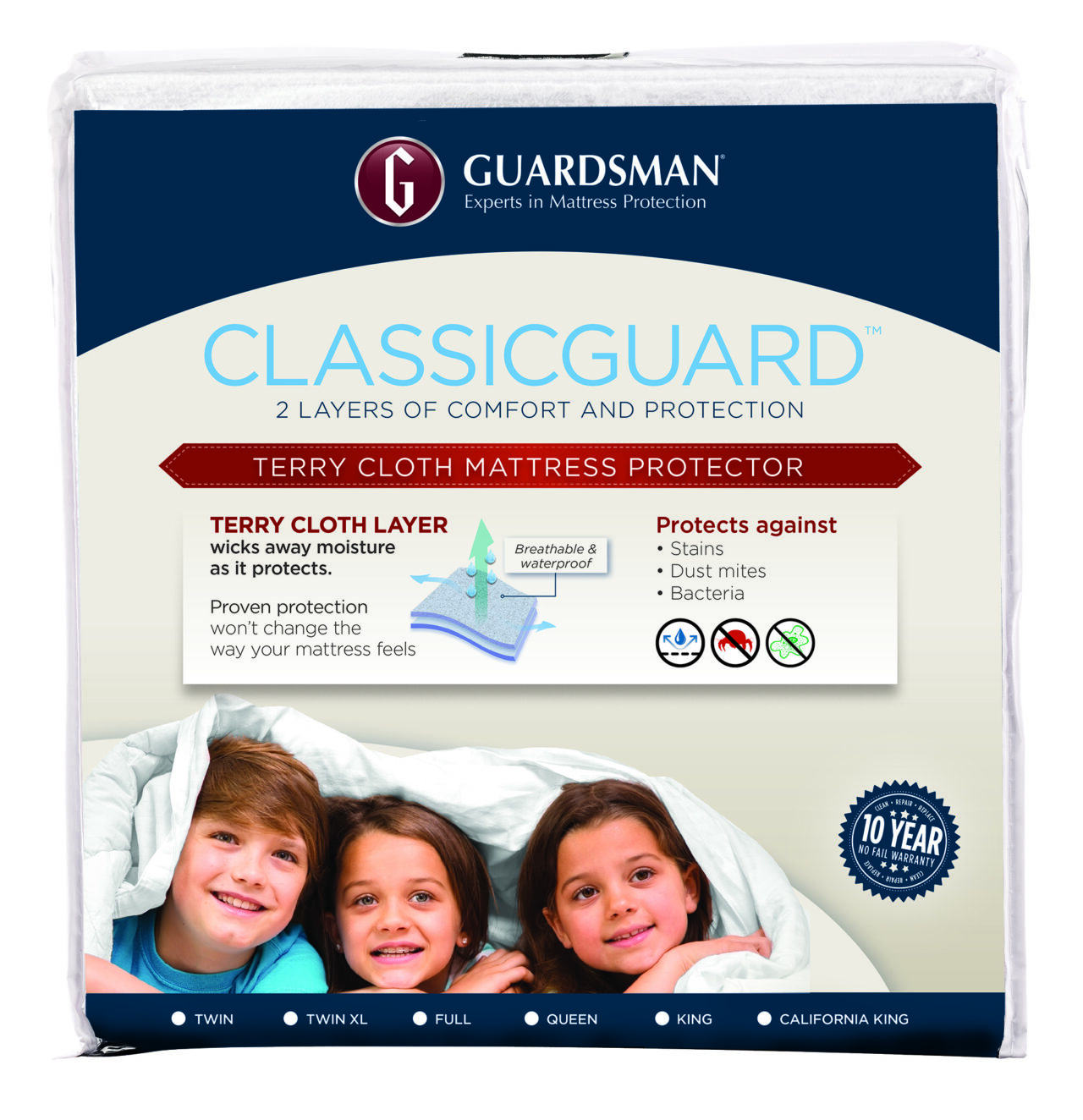 Mattress & Pillow Protection Products Guardsman
